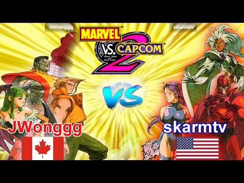 Marvel vs Capcom 2: New Age of Heroes - JWonggg vs skarmtv