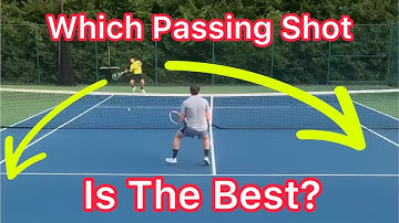Which Passing Shot Is More Successful? (Tennis Singles Strategy Explained)