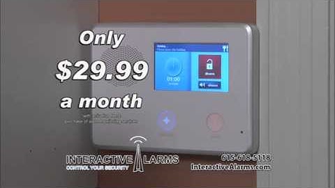 Control your home security with a new alarm system from Interactive Alarms, add a medical pendant