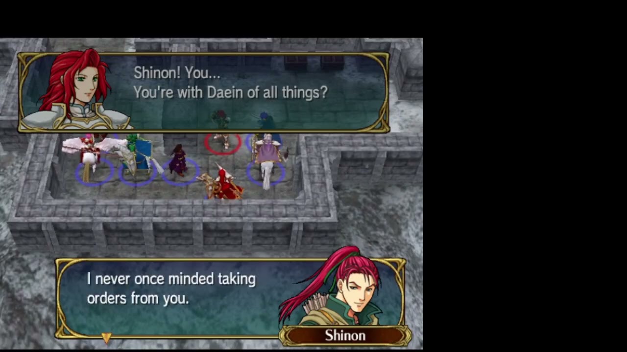 Shinon vs Titania Fire Emblem Path of Radiance