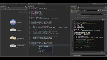 Create Houdini Code Editor - Python & VEX Support