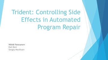 Controlling Side Effects in Program Repair using Symbolic Execution