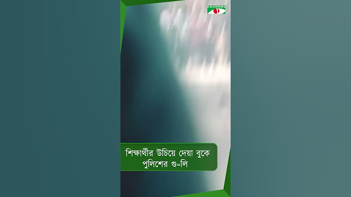 শিক্ষার্থীর উচিয়ে দেয়া বুকে পুলিশের গু=লি
