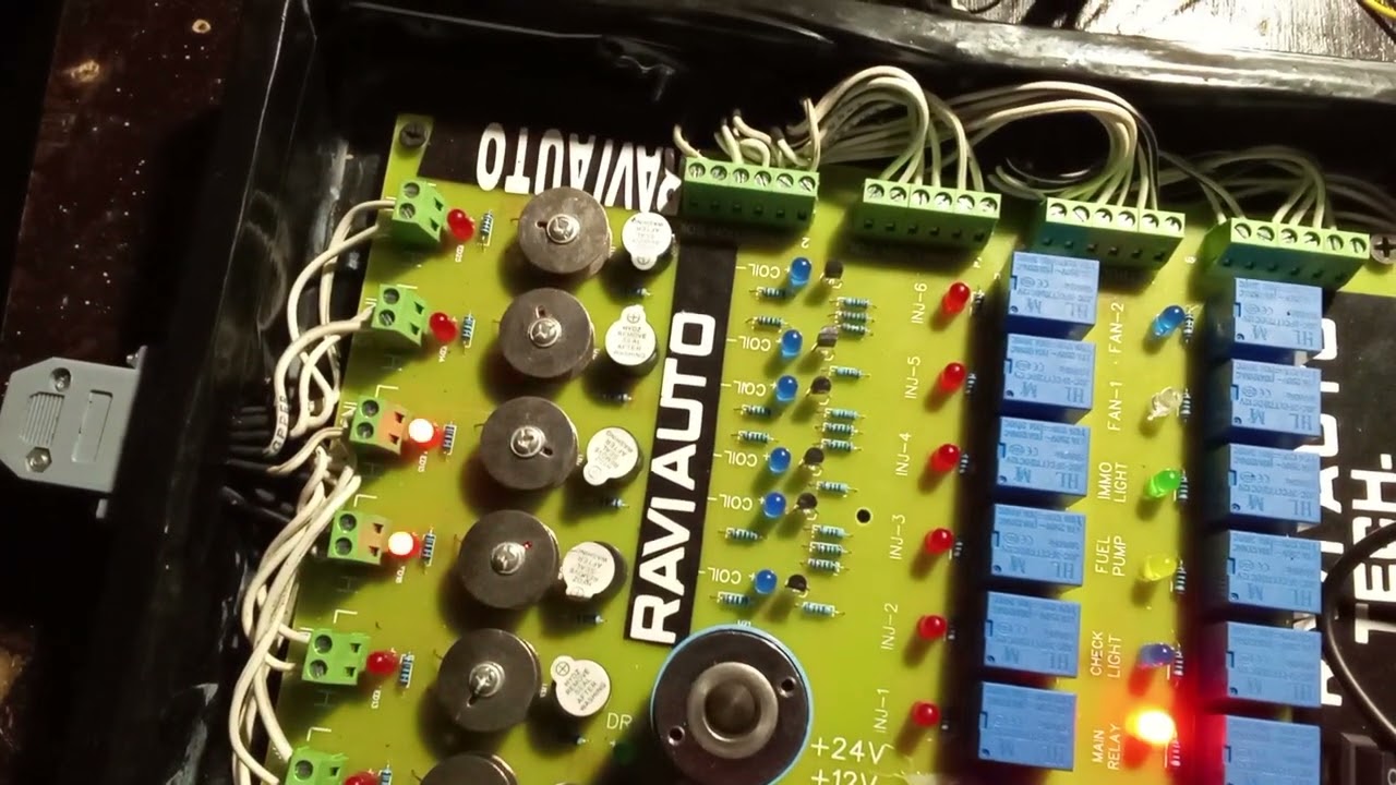 Swift magnet marelli ECM on table injector firing 