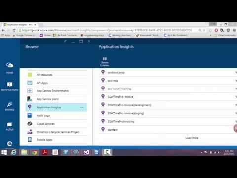 Visual Studio 2015 RC Azure Application insights Unable to log in
