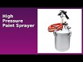REVIEW (2025): High Pressure Paint Sprayer. Features.