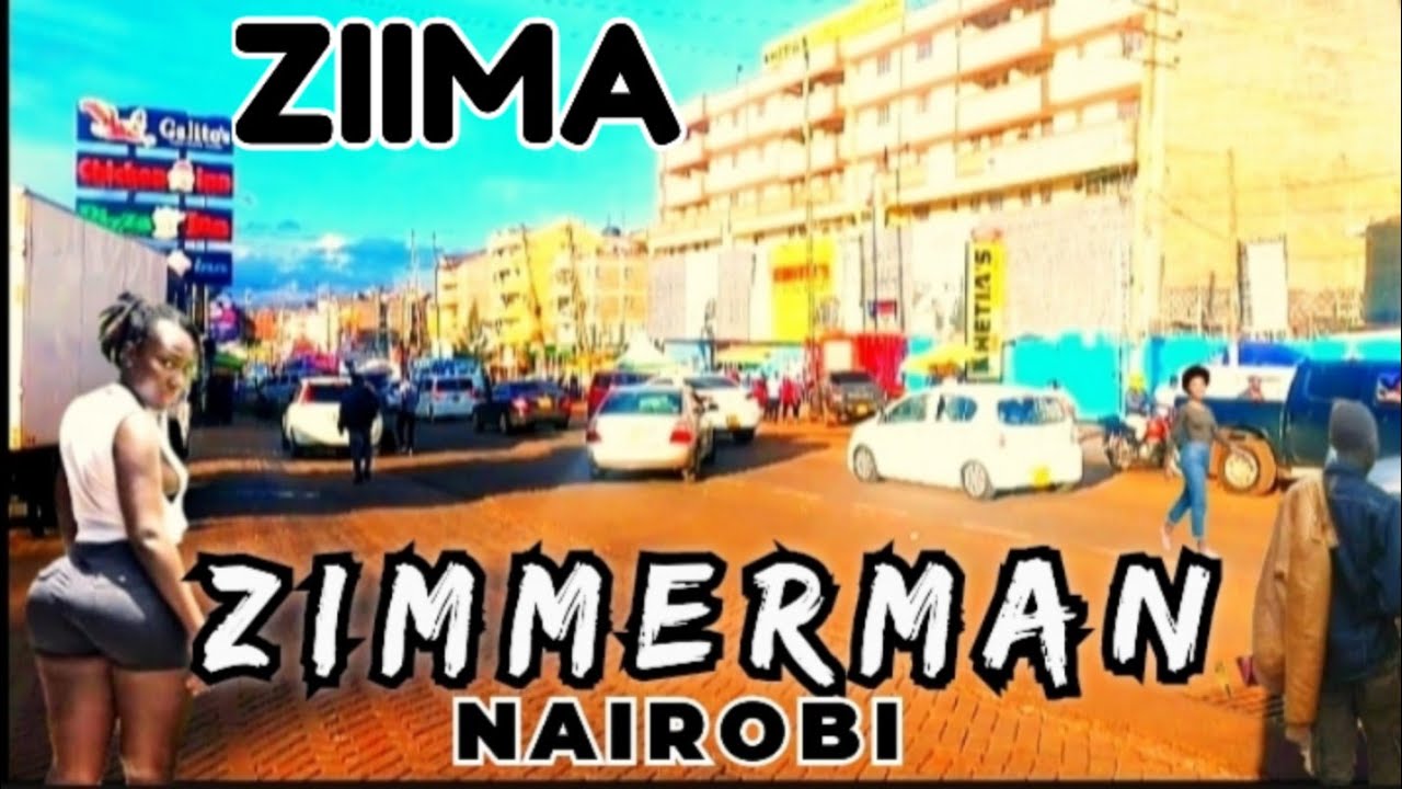 ЦИММЕРМАН - СТОЛИЦА БАРМЕНОВ НАЙРОБИ ||ПЕШЕХОДНАЯ ЭКСКУРСИЯ ПО ЗИИМЕ.