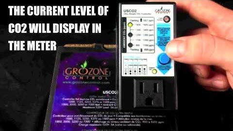 GroZone USCO2 CO2 Controller at HTGSupply