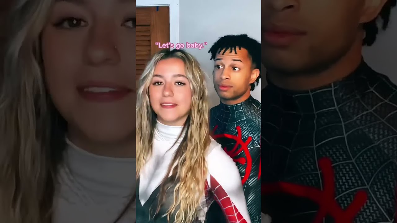  POV Miles Gwen Try To Keep Them Dating A Secret In Front Of The Others Shorts Marvel Acting