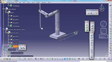 Mechanism Design, Robotic Arm Part2 , Catia v5, Nader G. Zamani
