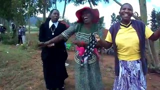 My Principal, the Nun singing on Moshoeshoe day in Lesotho