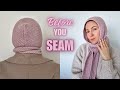 How to Seam a Scarf Hood 🪡 Step-by-Step