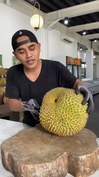 PART 1 ⁉️ UNBOXING DURIAN BERLUBANG #durian #durianunik #durianviral #masduren