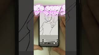 【アイビスペイント】Transform tool and Tracing Sketeches #Short