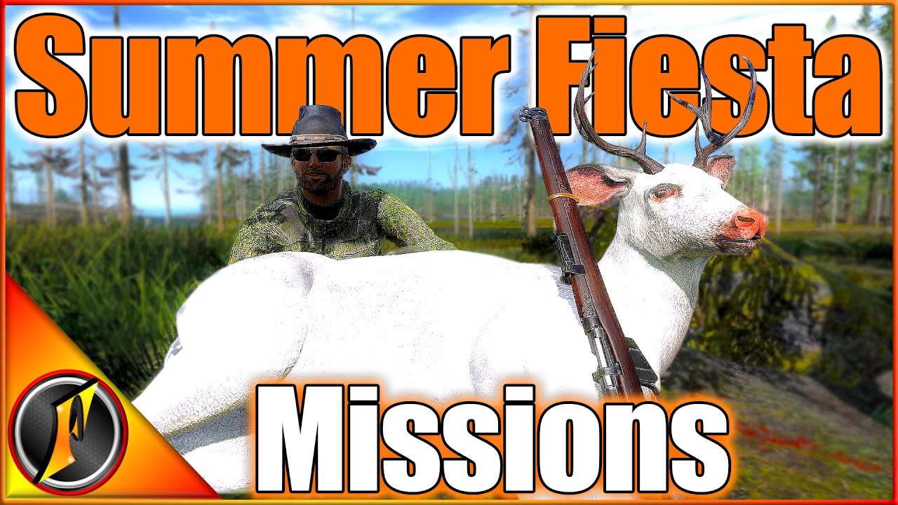 Summer Fiesta Missions Get Us an ALBINO Buck! | theHunter Classic