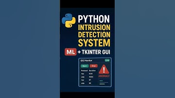 🚀 Build a LIVE Intrusion Detection System in Python! Tkinter GUI + ML Isolation Forest  Demo Inside!