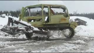 Terex 82-40 Dozer Operation. Detroit Diesel 8v71N. by Pat's Heavy Equipment & Truck Videos 17,477 views 10 years ago 4 minutes, 27 seconds