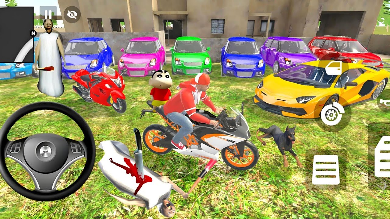🤩 Franklin Fight With Granny For Shinchan 💥🤯 Indian Theft Auto Simulator 💥🥳 Indian Bike Driving 3d💥🚨