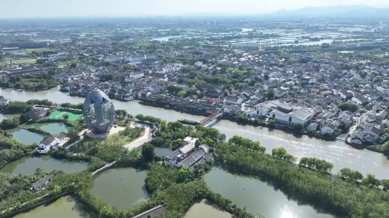 Stunning aerial views of Digang Village in east China