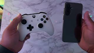 How to connect xbox controller to Samsung phone or tablet