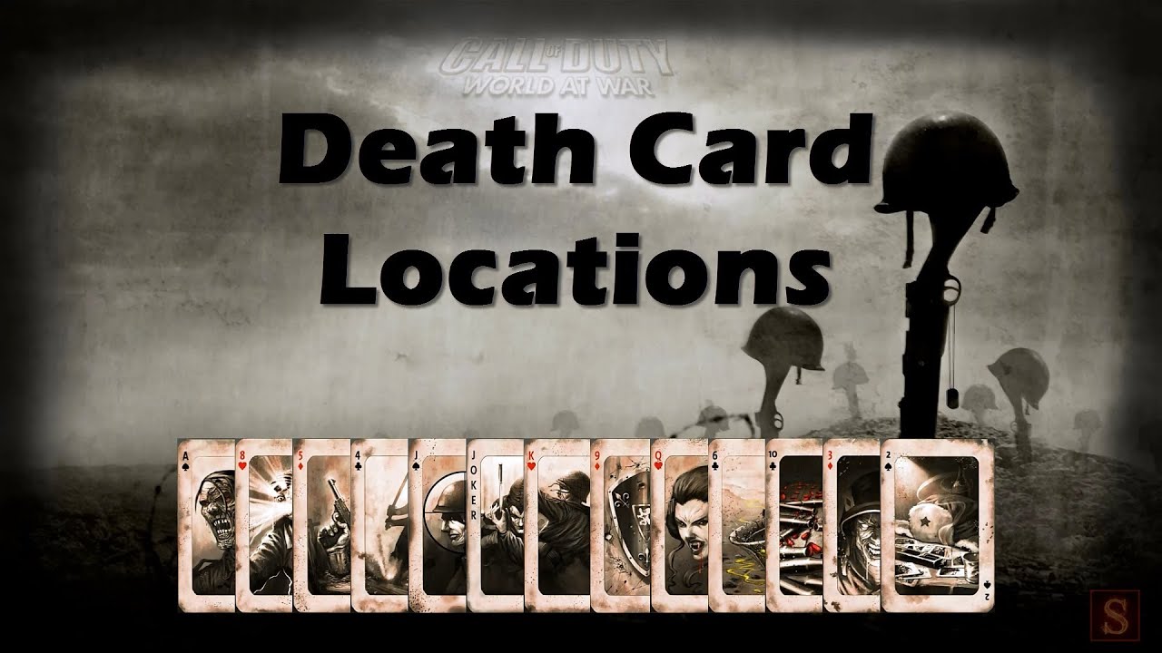 Call of Duty 5 World at War Death Cards - Ace of Spades [9/13] - YouTube