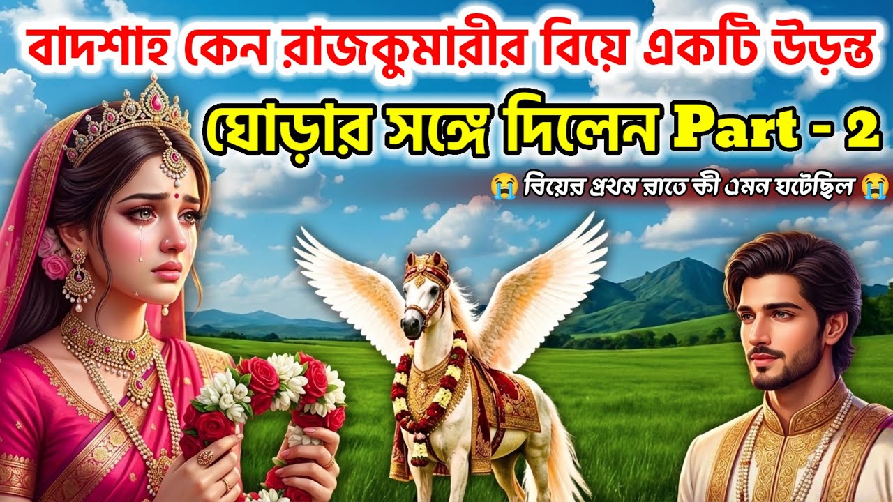 বাদশাহ কেন রাজকুমারীর বিয়ে একটি উড়ন্ত ঘোড়ার সঙ্গে দিলেন Part- 2 ? বিয়ের প্রথম রাতে কী এমন ঘটেছিল