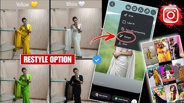 Yellow vich lagdi hai butterfly | Instagram Restyle Option Not Showing | Restyle Option Not Showing 