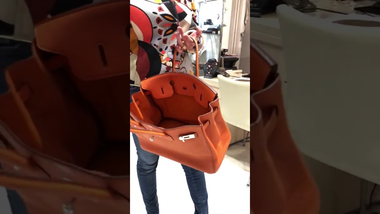 Bolso HERMÈS BIRKIN 35 - YouTube