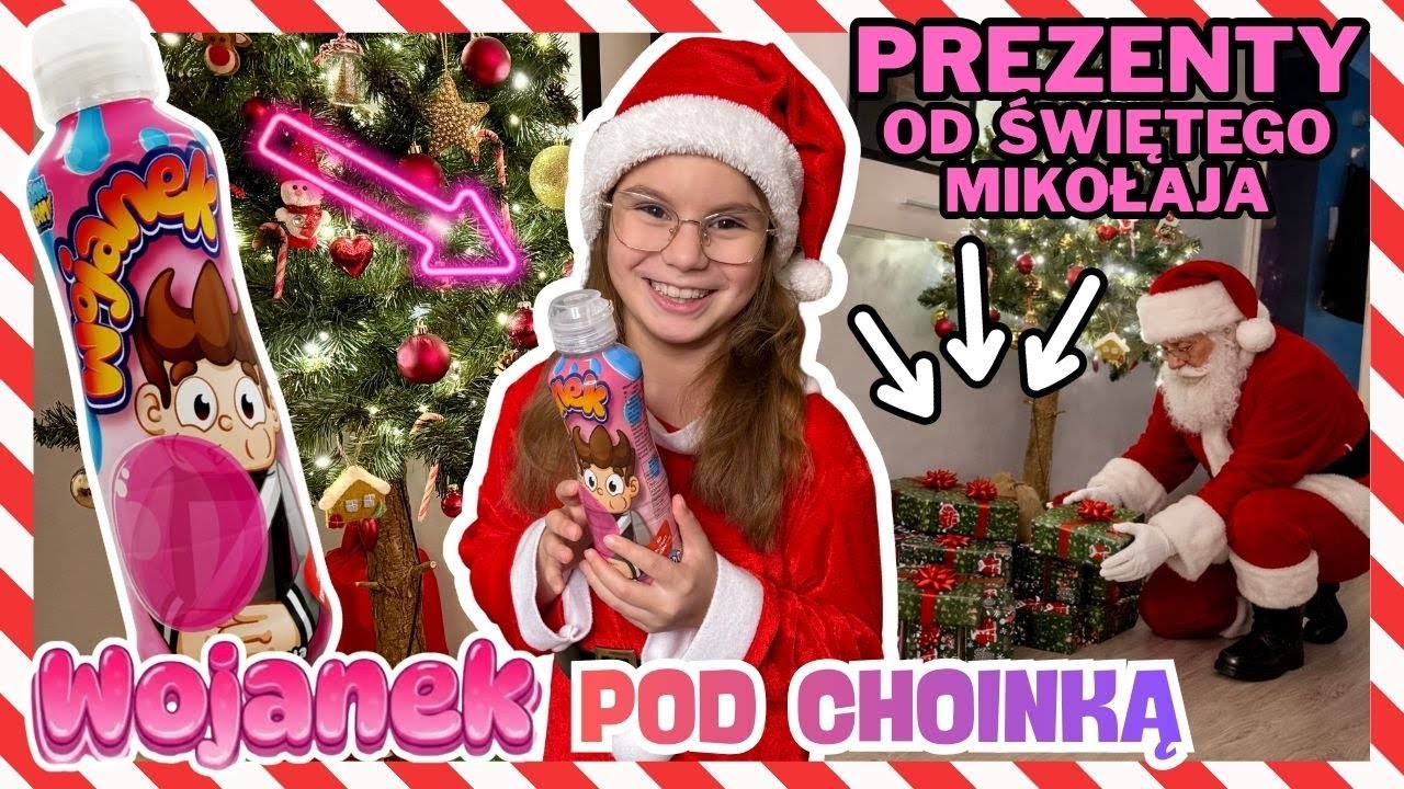 Reakcja na prezenty🎁 Oliwia testuje różowego Wojanka o smaku gumy balonowej🤩💖