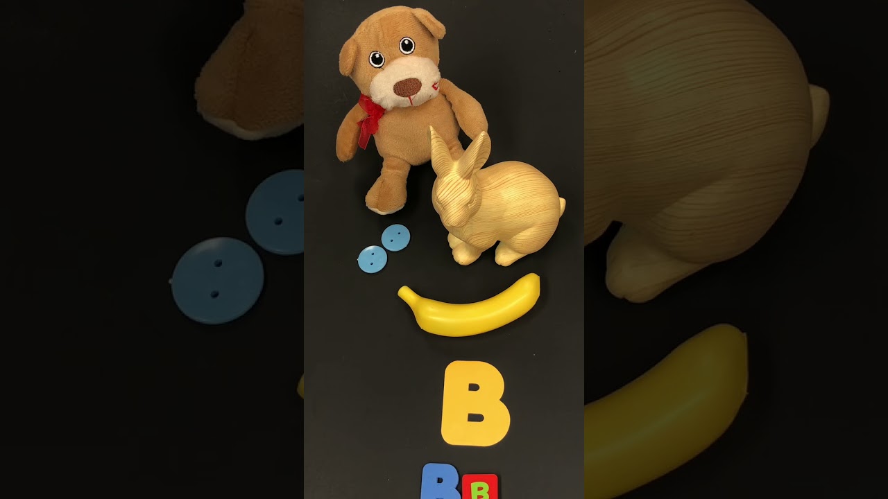 Preschool alphabet, high contrast and music Part 1