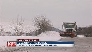 63 trucks tackle Tulsa roads 63 trucks tackle Tulsa roads