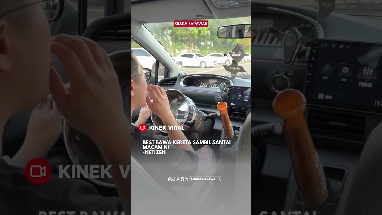 best bawa kereta sambil santai macam ni