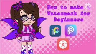 How To Make A Custom Watermark || Gacha Club Tutorial