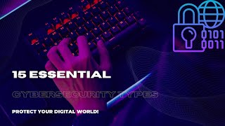 15 Essential Types of Cybersecurity Explained | Protect Your Digital World! Profile