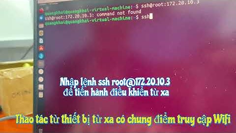 Hệ thống nhúng nhóm 3: Hướng dẫn kết nối SSH server để truy cập từ xa