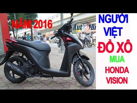Năm 2016, người Việt đổ xô mua Honda Vision
