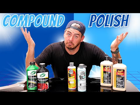 COMPOUND VS POLISHING FOR YOUR CAR | When to use compound vs polish?
