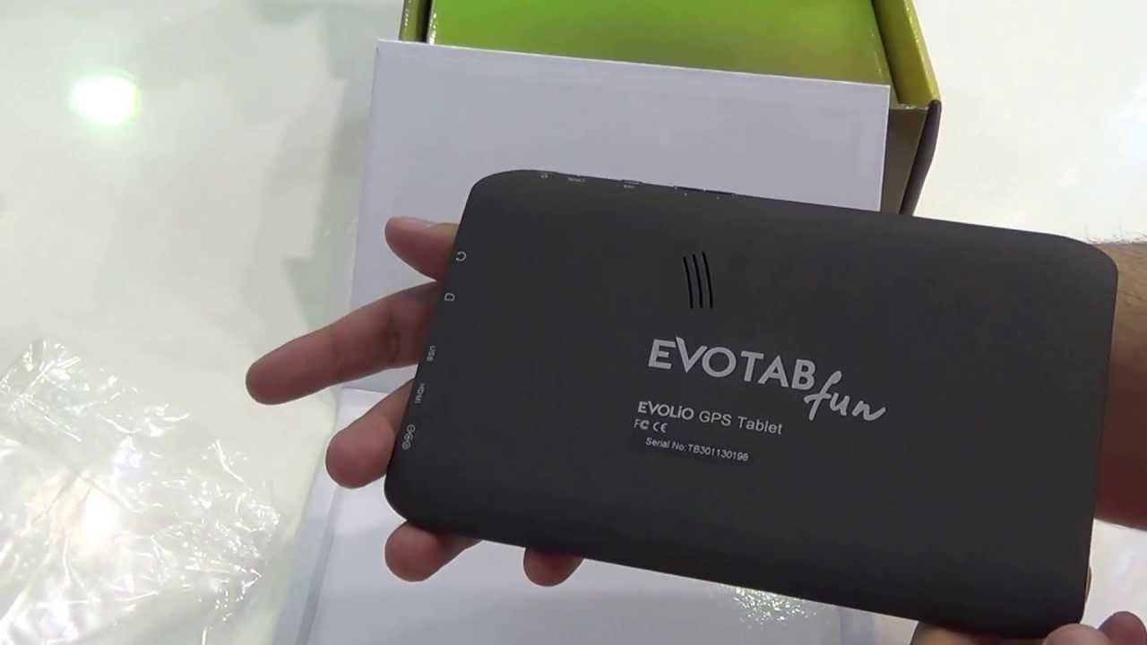 Tableta EVOLIO EVOTAB FUN, Wi-Fi, 7", 8GB, Boxchip A10 1GHz, GPS