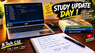 Day 1 Of Coding Jurney Update | C Language| Study Updates  Guide