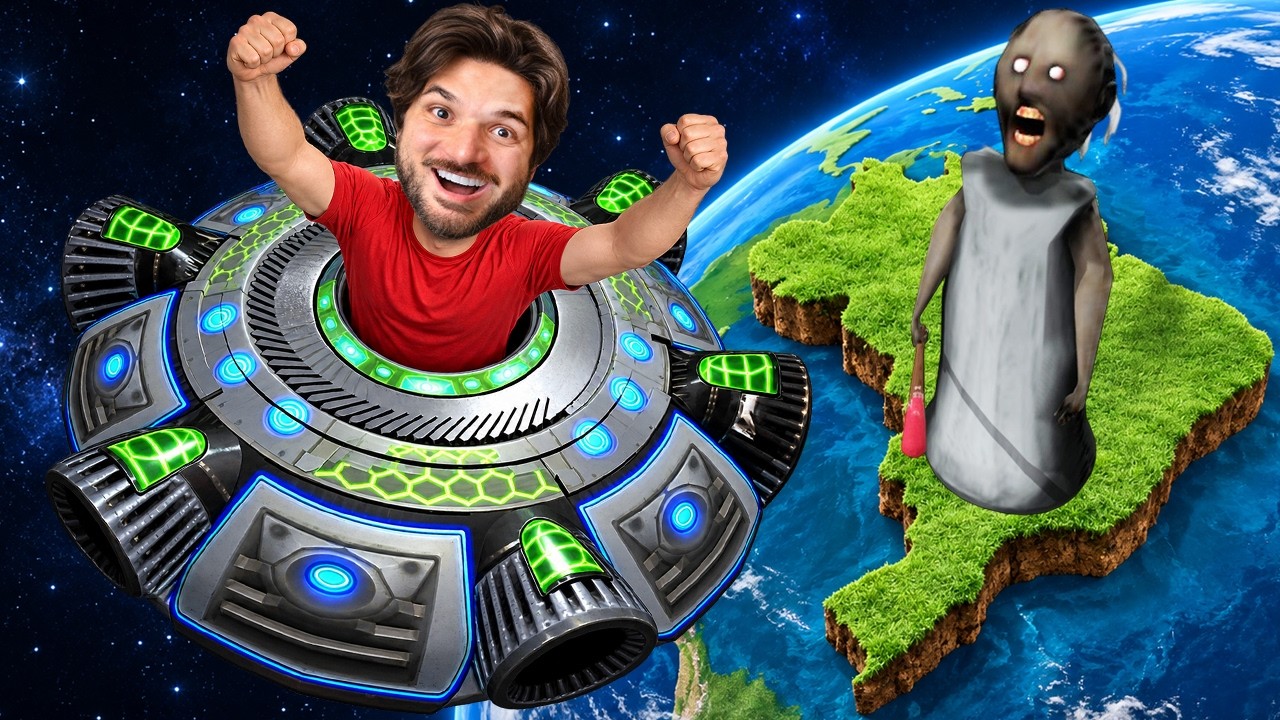 EU FUGI DA CASA DA GRANNY COM UM...OVNI????