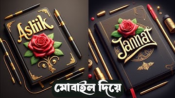 Viral Name Design Tutorial in Android | ভাইরাল নামের ডিজাইন তৈরি করুন মোবাইল দিয়ে|Bing Image Creator