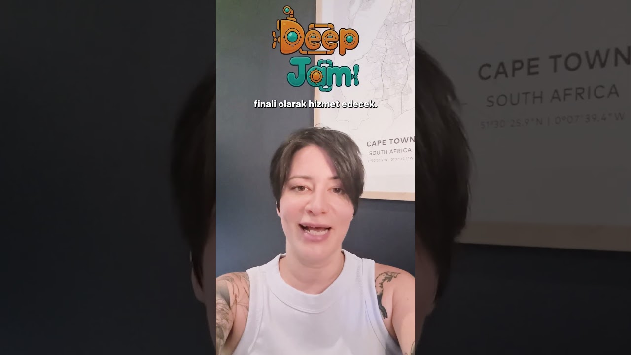 There is a special video message for Deep Jam participants from Rebecca Lautner. 🌍🎮 