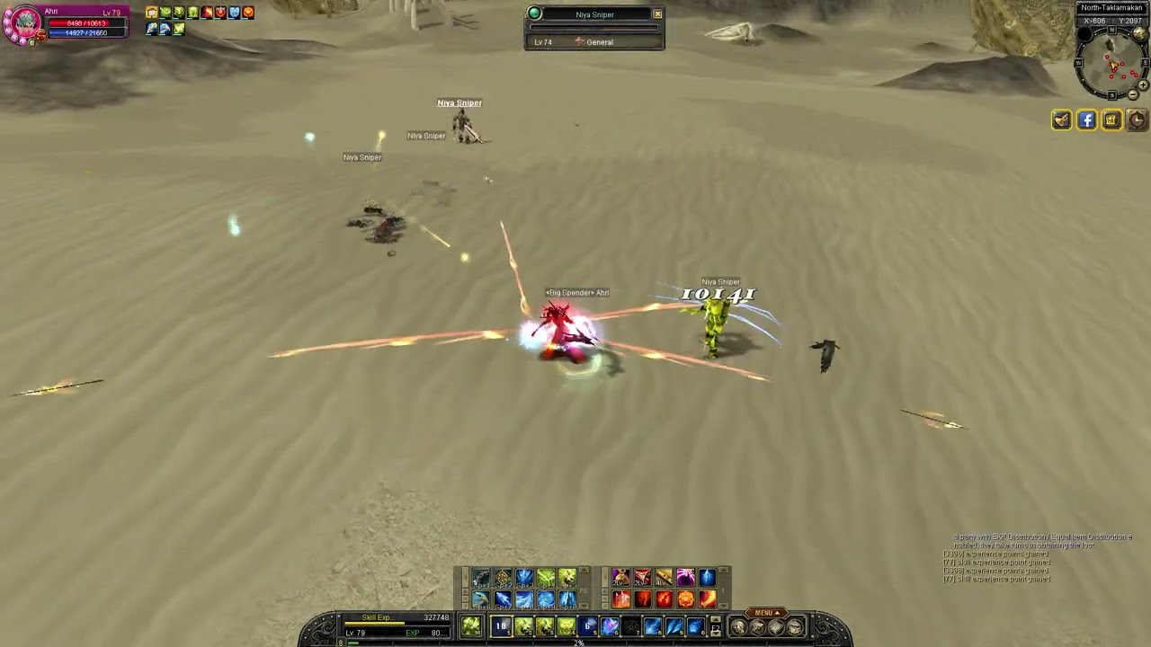 Silkroad Online 79 lvl Full Int Bow Grinding