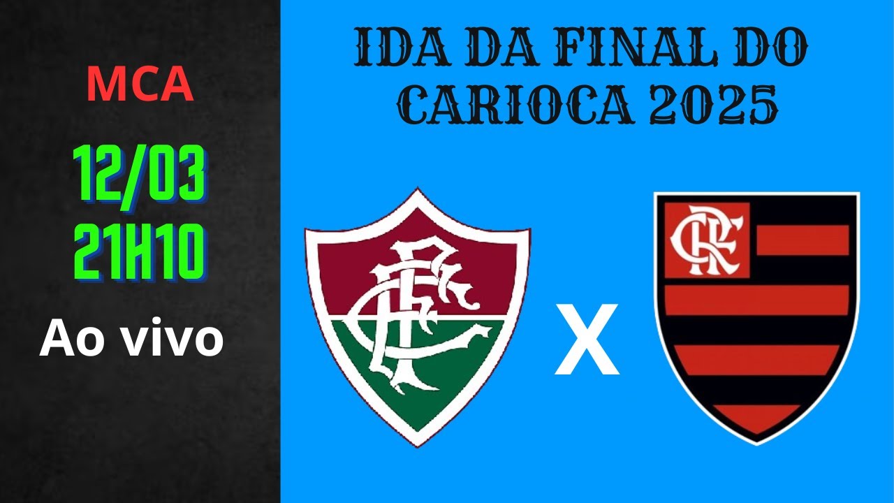 Fluminense 1 x 2 Flamengo | Final do Campeonato Carioca | Ao vivo sem ...