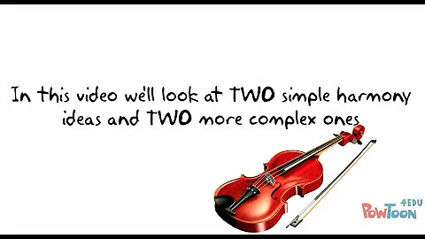 How to write a harmony line