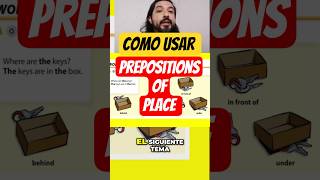 ✅COMO usar PREPOSICIONES de LUGAR en INGLÉS✅🚨IN - ON🚨#english #preposition #prepositions
