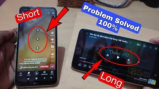 How to remove play pause button youtube video | Youtube pause button won't go away android