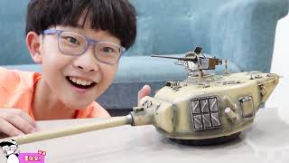 Tank Game Play with Assembly Tank Toys Activity
