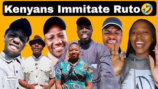 KENYA SIHAMI😂KENYANS REACT AND IMMITATE RUTO'S VIDEO WISHING THEM MERRY CHRISTMAS AND HAPPY NEW YEAR