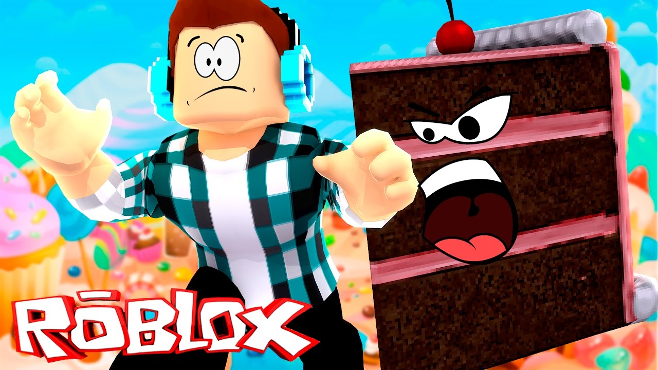 Roblox - FUJA DO BOLO !! ( Roblox Escape The Cake) jogar roblox oline